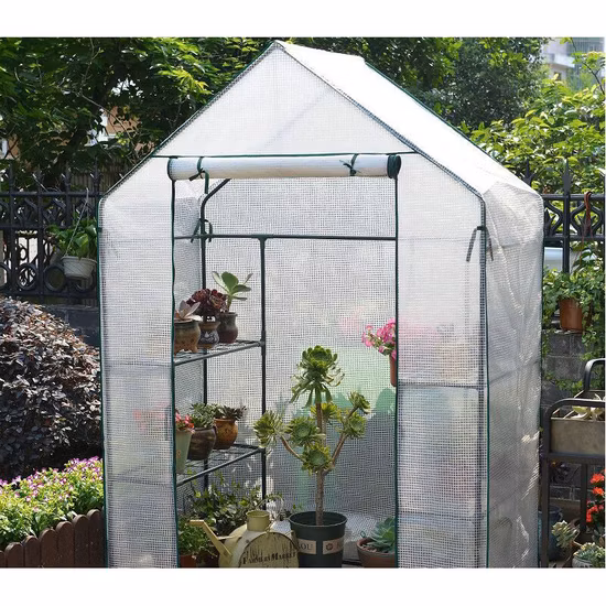 Venlo serre creuse double en verre trempé avec système de culture hydroponique pour légumes/fleurs/tomate/ferme/jardin/restaurant écologique/agriculture